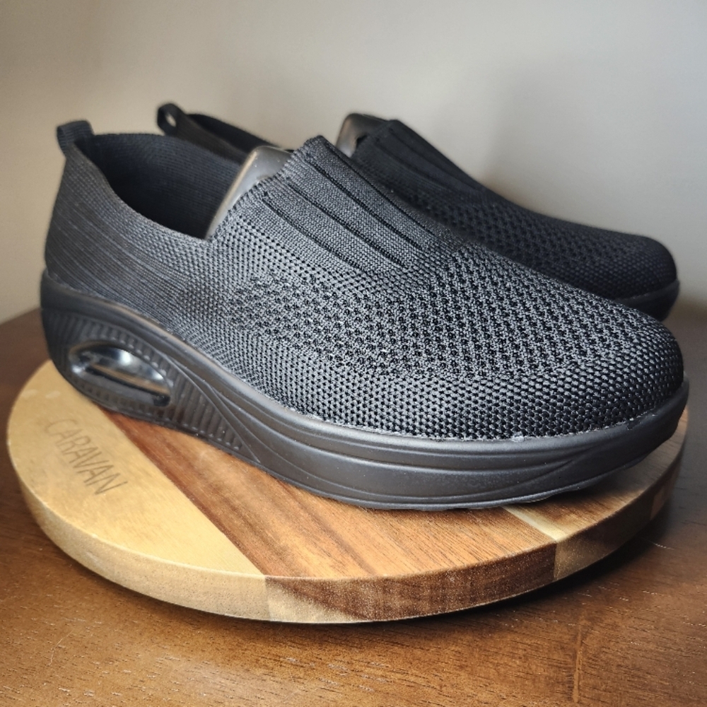 Black Women's Slip-On Shoes